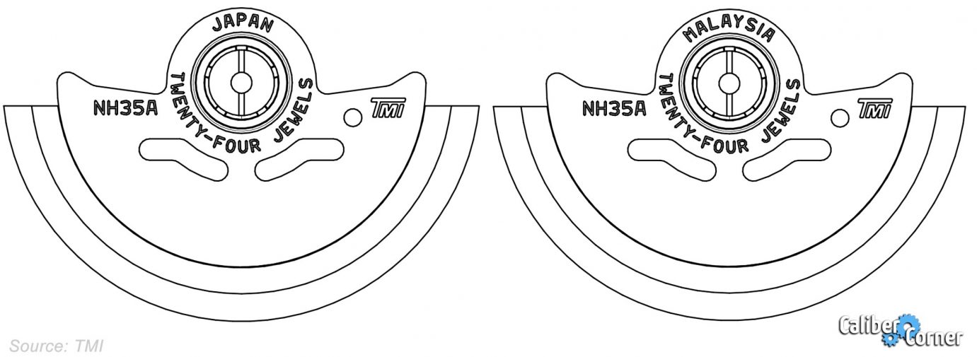 Seiko (SII) Caliber NH35A Watch Movement