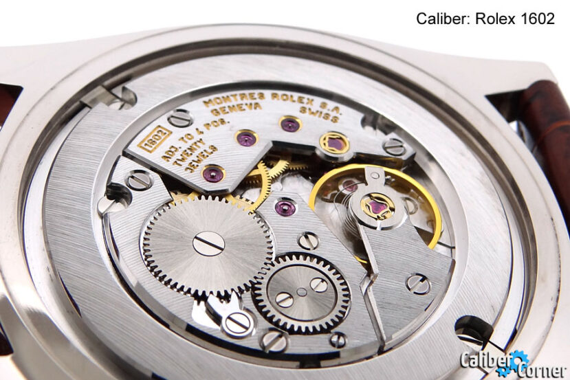 Rolex Caliber 1602 Cellini Hand-Wound Mechincal Watch Movement