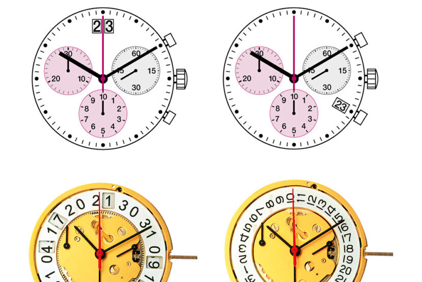 Ronda 5040.B vs 5040.D quartz watch movements