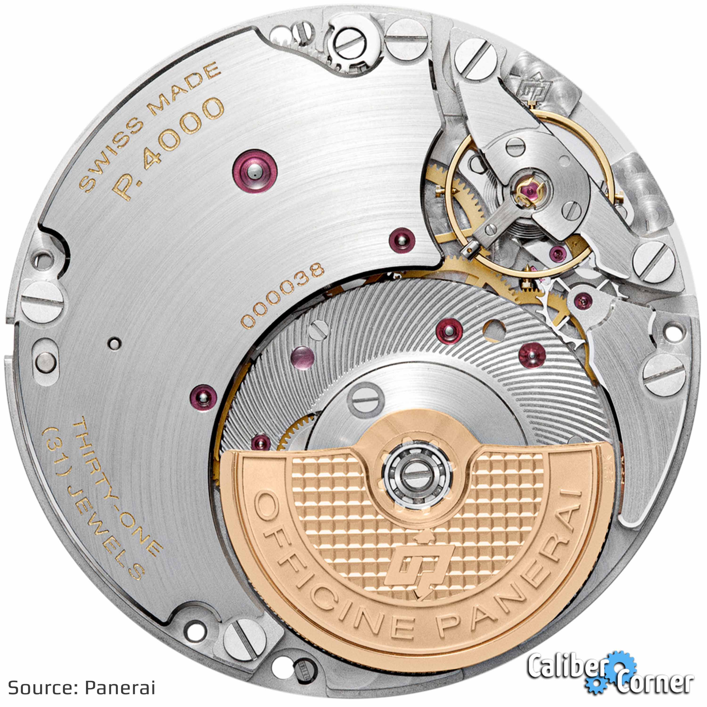 Panerai Caliber P.4000 Watch Movement