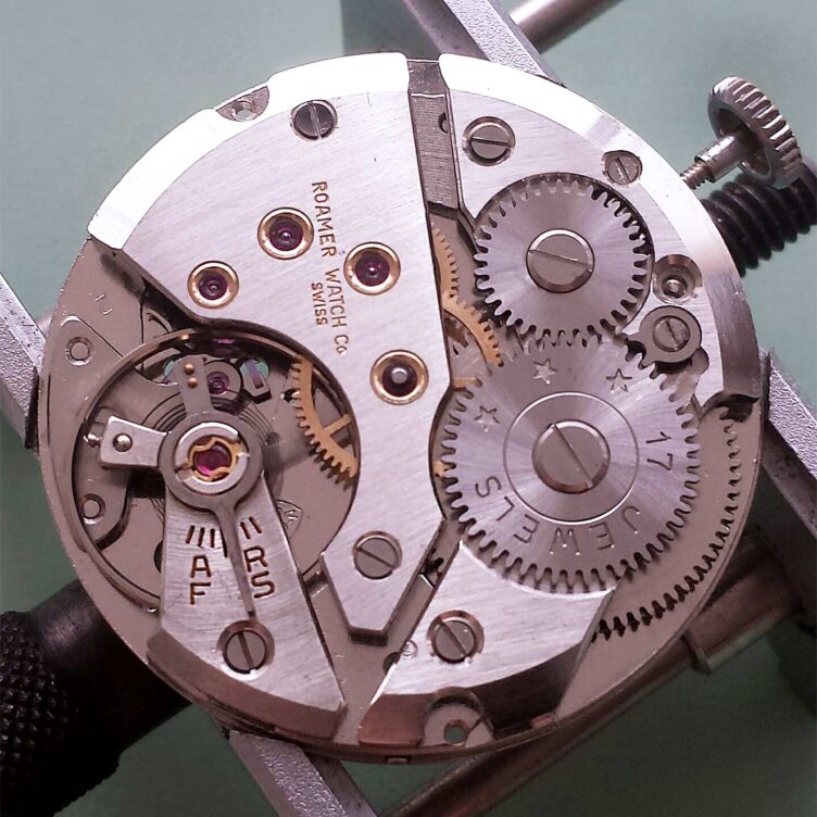 Roamer caliber MST 424 mechanical vintage watch movement