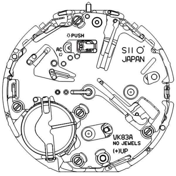 V192 Seiko Caliber V192 Watch Movement