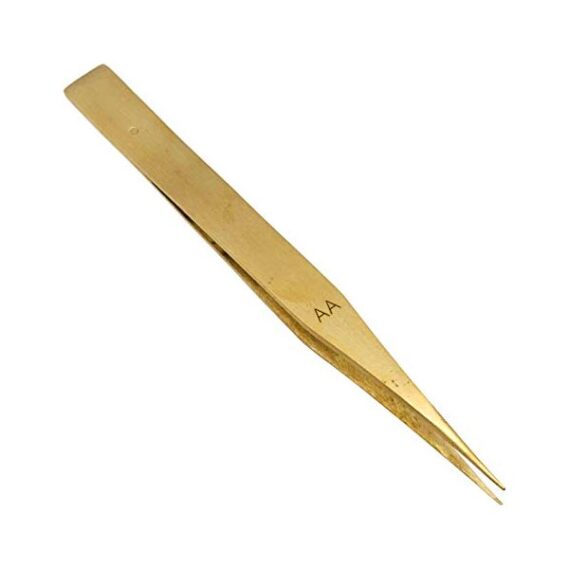 Brass Watchmaker Tweezers Anti Magnetic