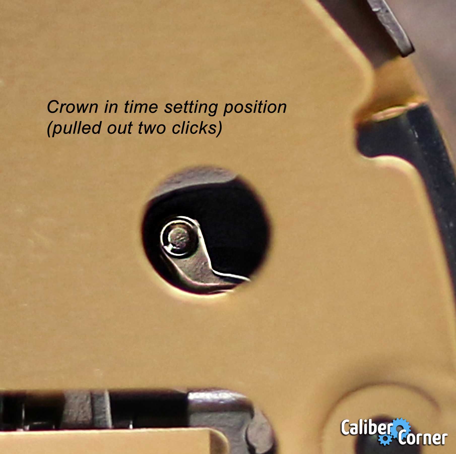 Isa Caliber 9232 Stem Crown Removal Position 2