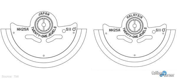 Seiko (SII) Caliber NH25A Watch Movement