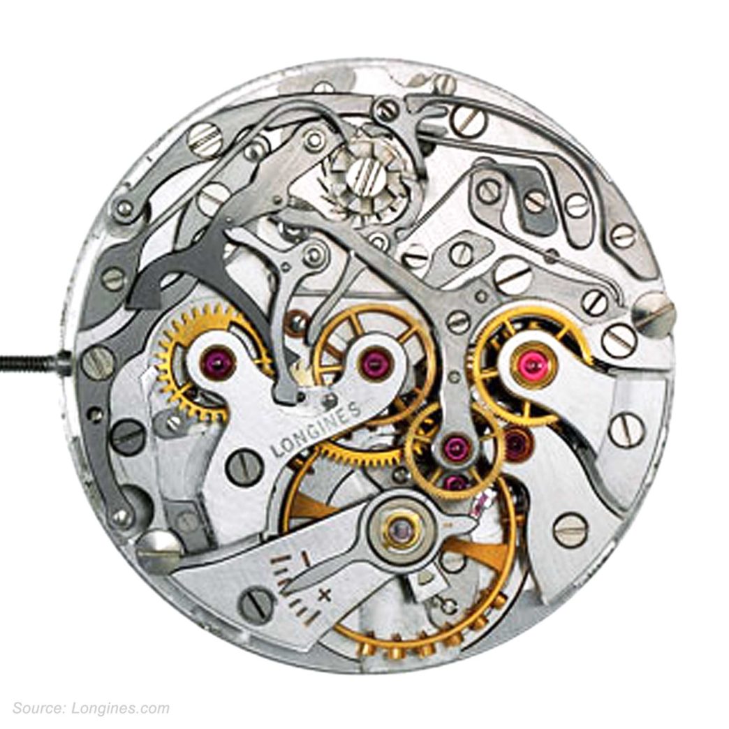DB6 Hand-Wind Watch Movement - Brushed, Compatible With ETA 6498-2 - TOP GRADE, Swiss Made, Rhodium