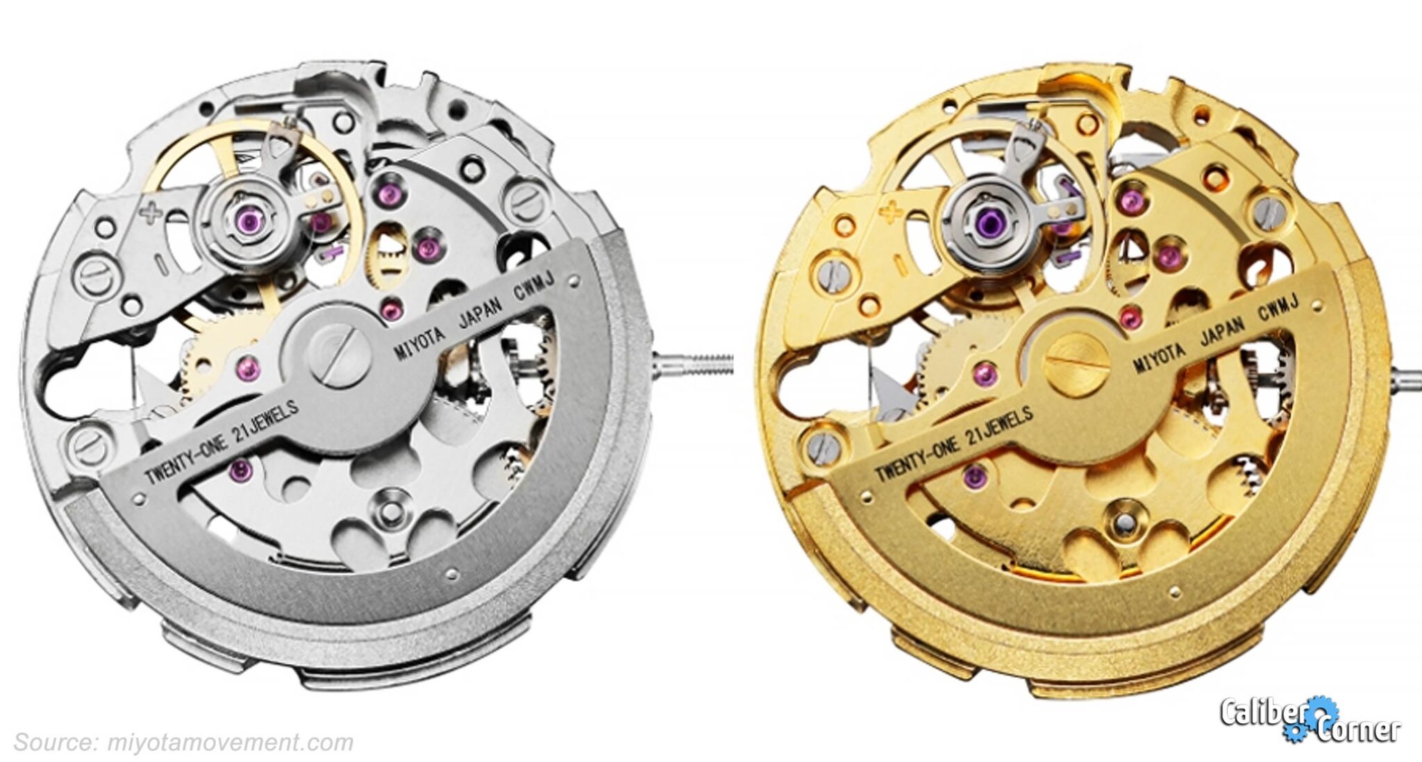 Miyota Caliber 8N24 Watch Movement