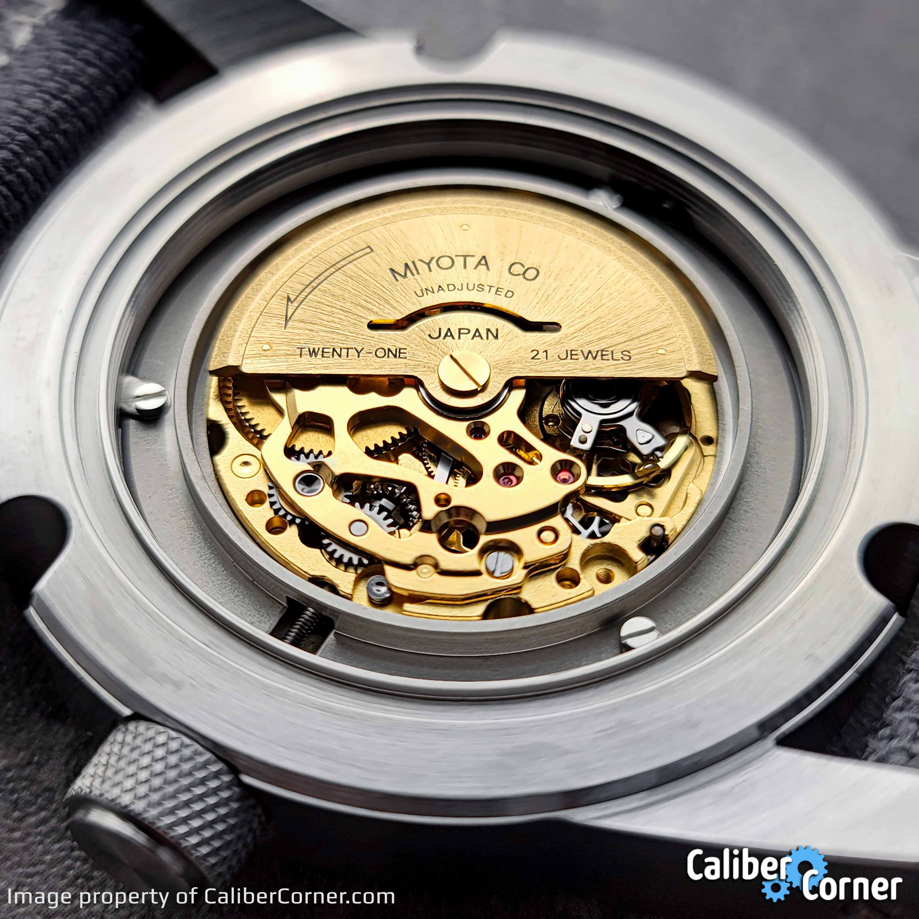 Miyota Caliber 8n24 Gilt Gold