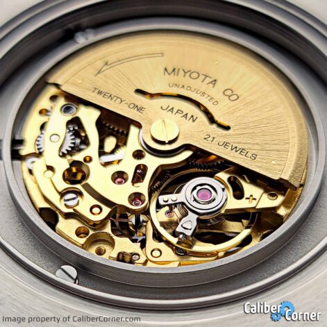 Miyota Caliber 8n24 Gold Gilt