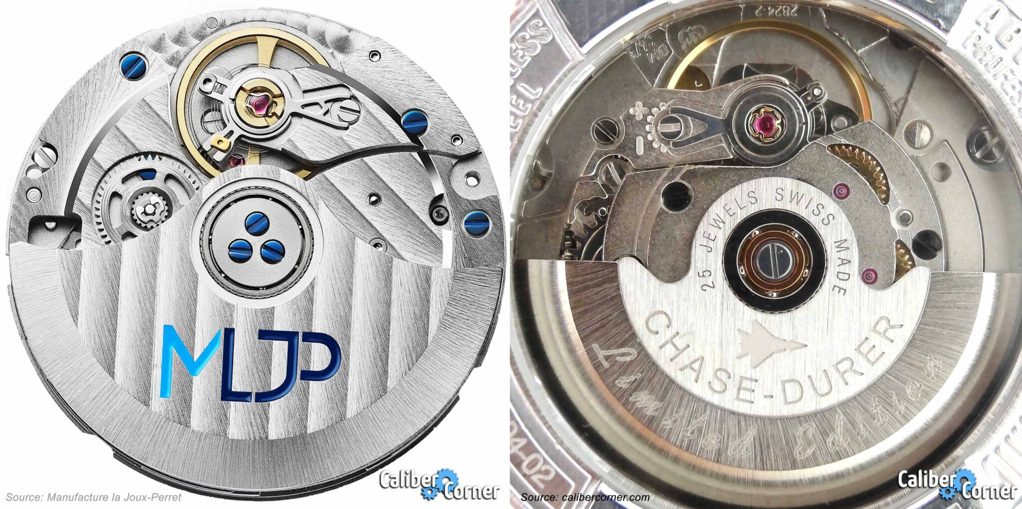 La Joux Perret Caliber LJP G100 Watch Movement La Joux Perret Caliber LJP G100 Watch Movement