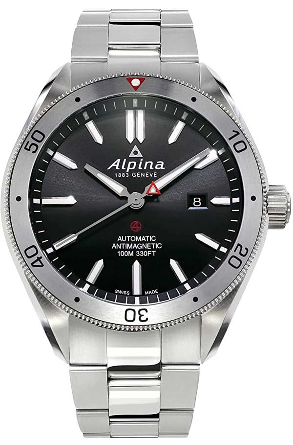 Alpina Alpiner 4 Silver Al 525bs5aq6b Al525