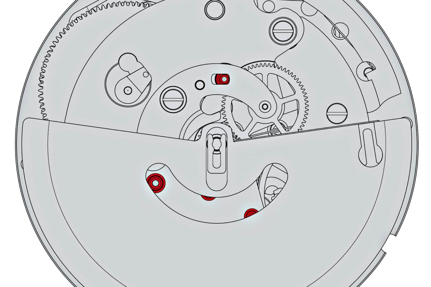 Titoni Caliber T10 Watch Movement