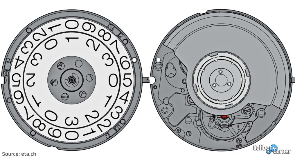 ETA Caliber 2896 Watch Movement