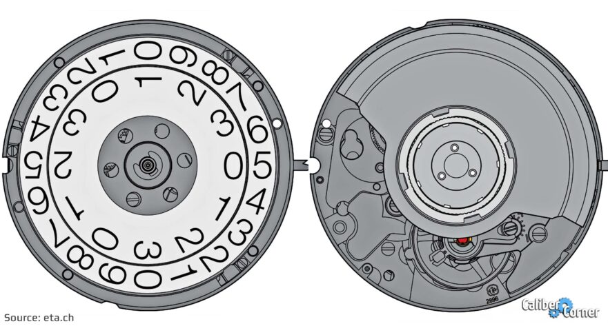 ETA Caliber 2896 Watch Movement