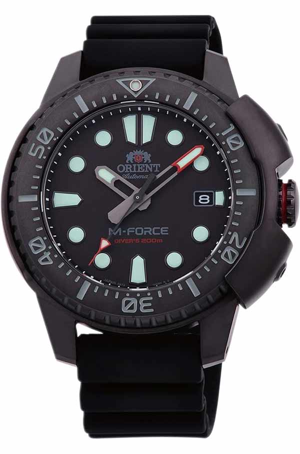 Orient M Force Black Ra Ac0l03b00b F6727