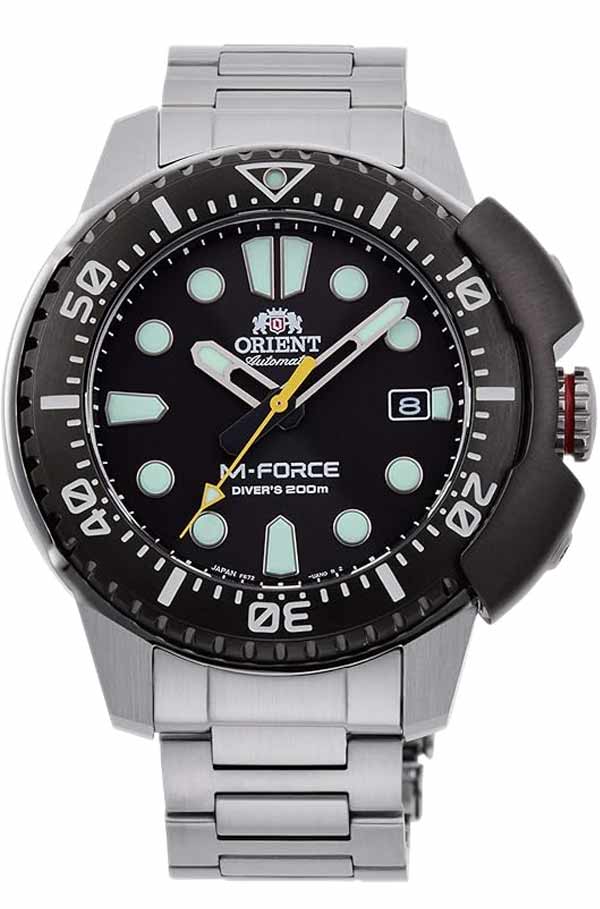 Orient M Force Black Yellow Ra Ac0l01b00b F6727