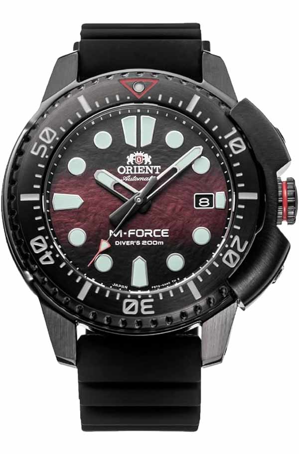 Orient M Force Red Black Ra Ac0l09r00b F6727