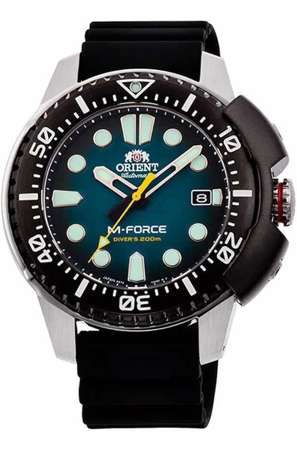 Orient M Force Teal Blue Ra Ac0l04l00b F6727