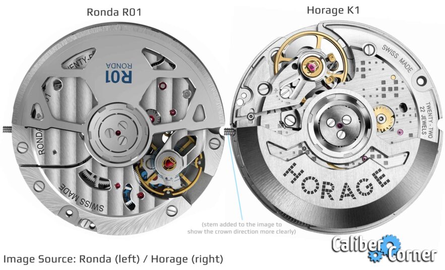 Rope R01 Ronda Caliber R01 Watch Movement